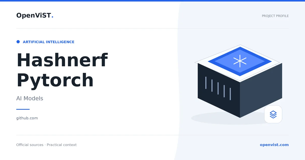 Hashnerf Pytorch — OpenViST project profile in AI Models.