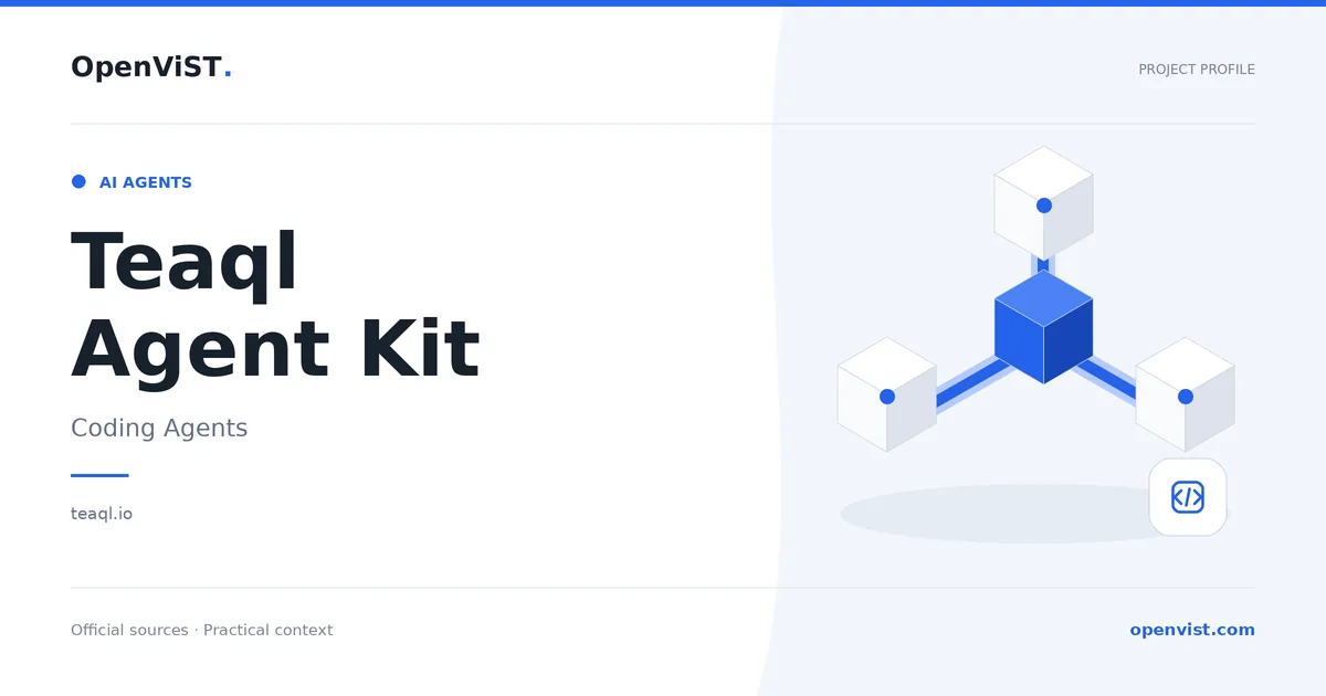 Teaql Agent Kit — OpenViST project profile in Coding Agents.