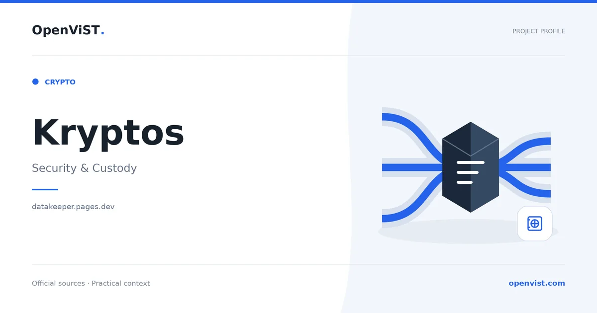 Kryptos — OpenViST project profile in Security & Custody.