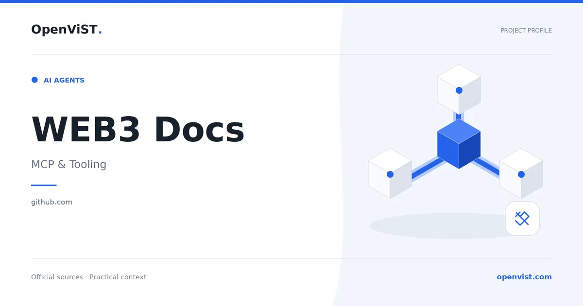 WEB3 Docs — OpenViST project profile in MCP & Tooling.