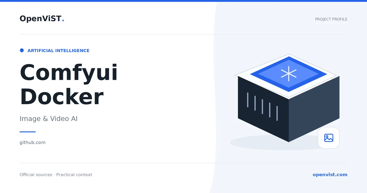 Comfyui Docker — OpenViST project profile in Image & Video AI.