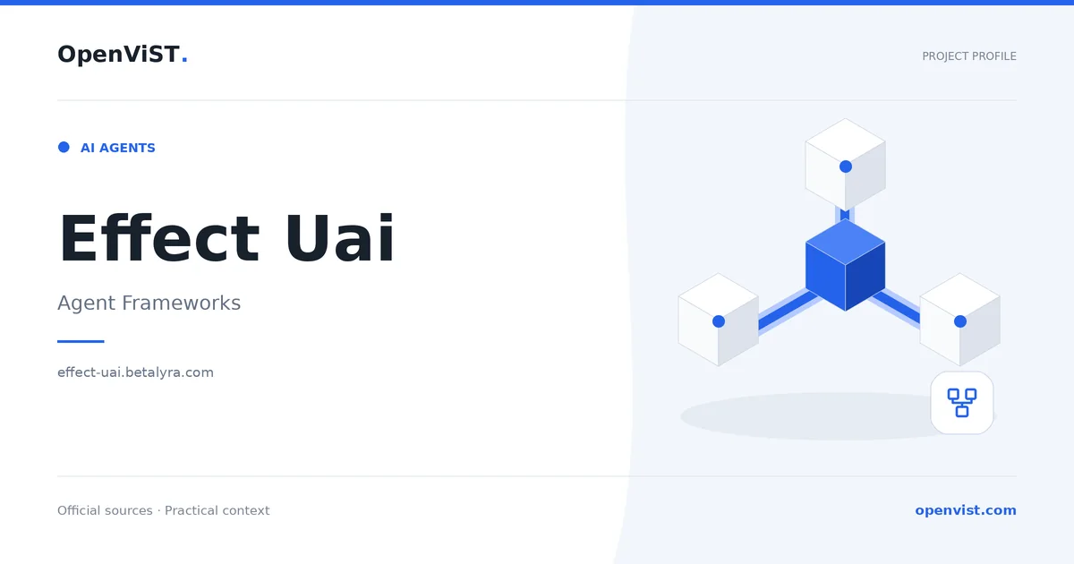 Effect Uai — OpenViST project profile in Agent Frameworks.