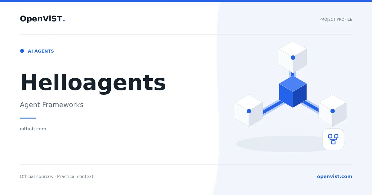 Helloagents — OpenViST project profile in Agent Frameworks.