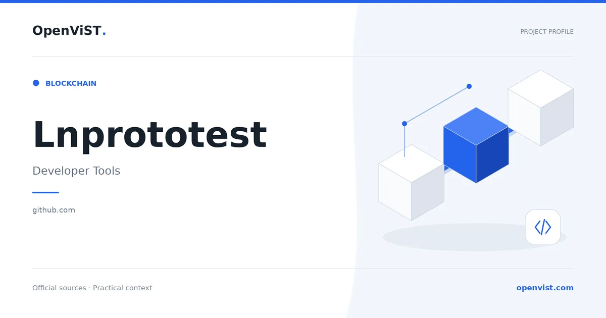 Lnprototest — OpenViST project profile in Developer Tools.