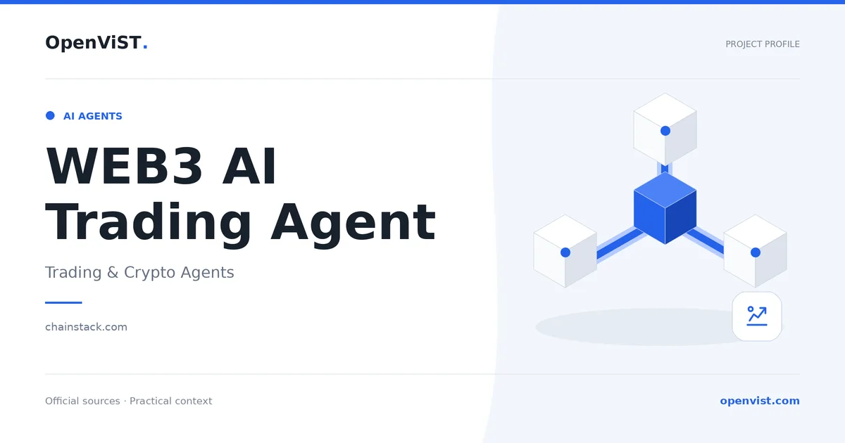 WEB3 AI Trading Agent — OpenViST project profile in Trading & Crypto Agents.