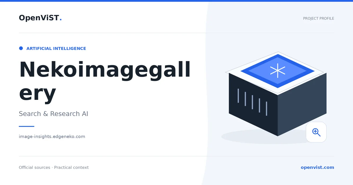 Nekoimagegallery — OpenViST project profile in Search & Research AI.