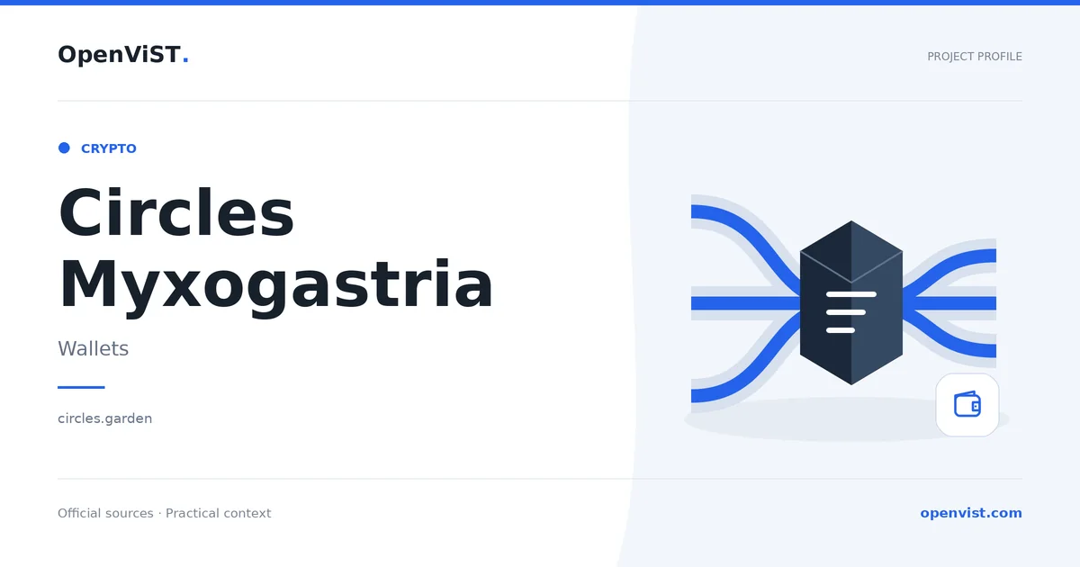 Circles Myxogastria — OpenViST project profile in Wallets.