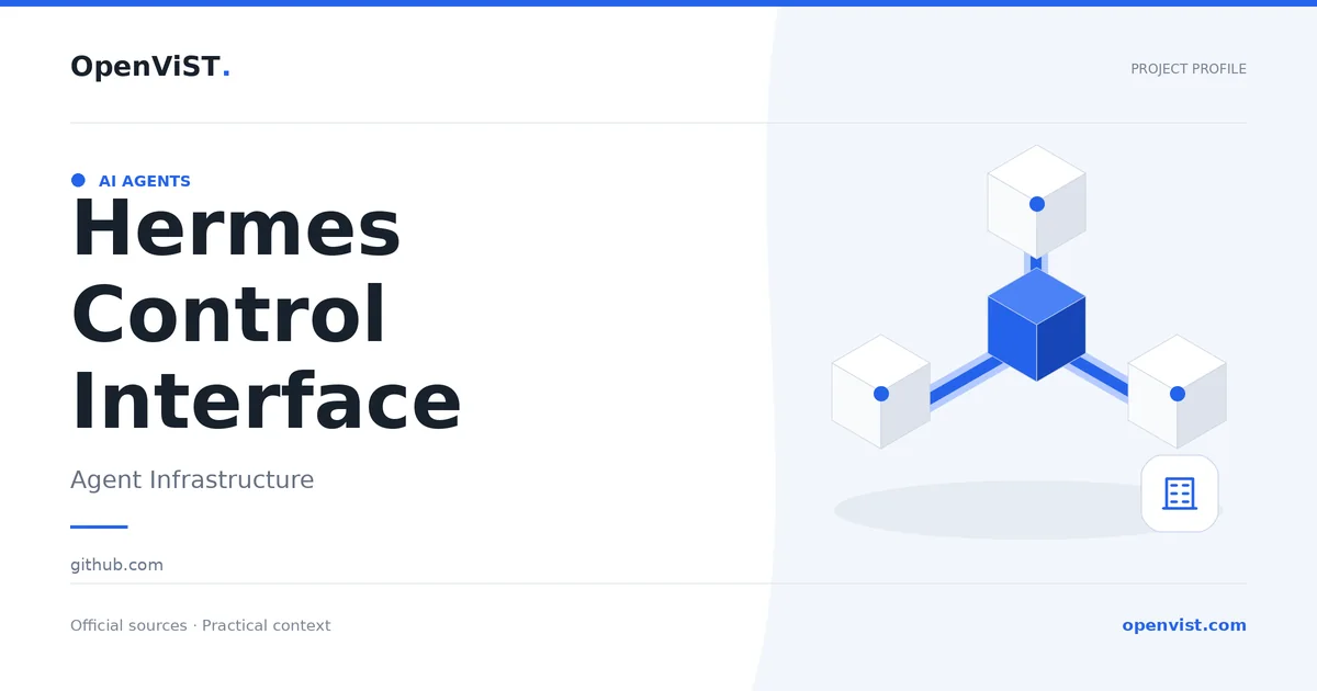 Hermes Control Interface — OpenViST project profile in Agent Infrastructure.