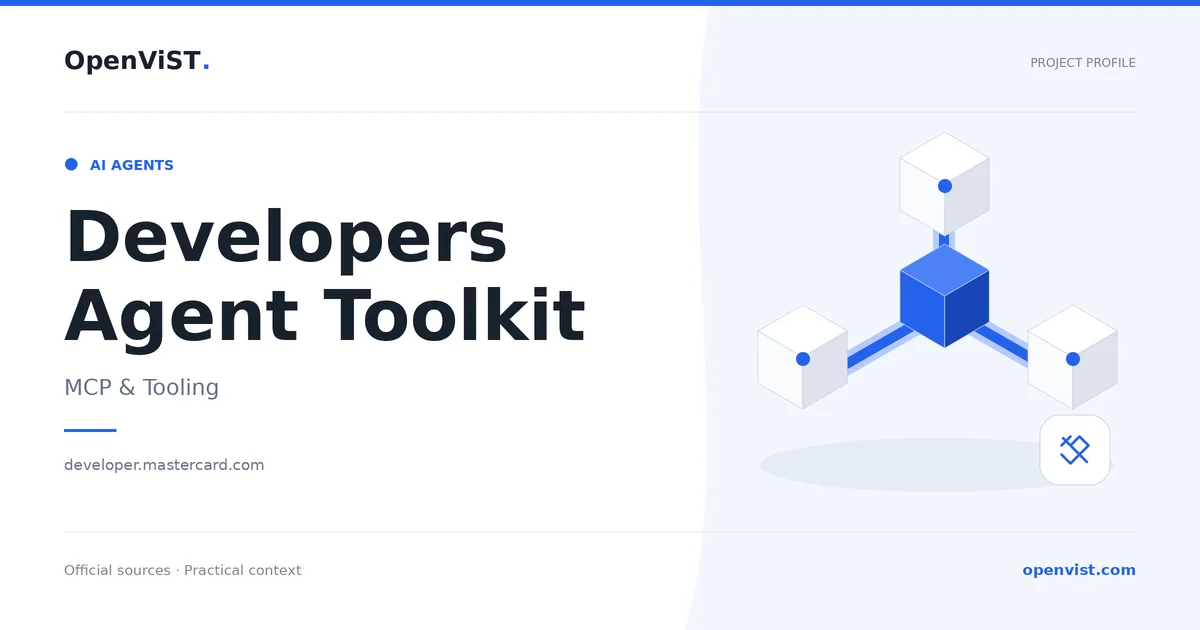 Developers Agent Toolkit — OpenViST project profile in MCP & Tooling.