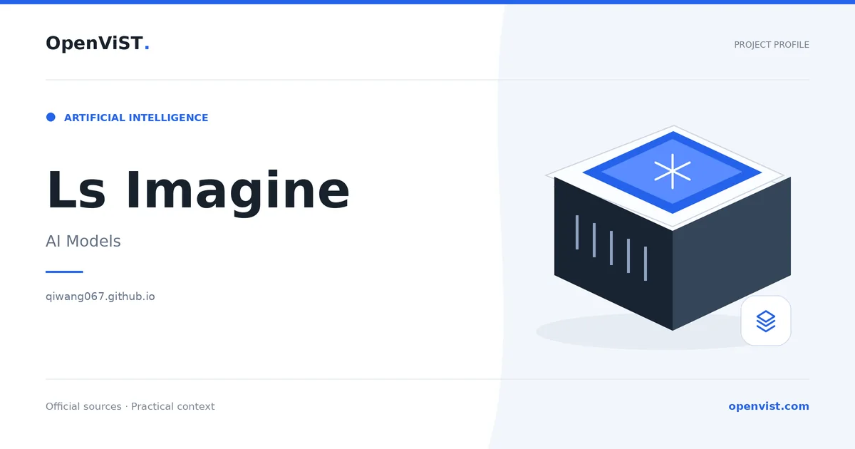 Ls Imagine — OpenViST project profile in AI Models.