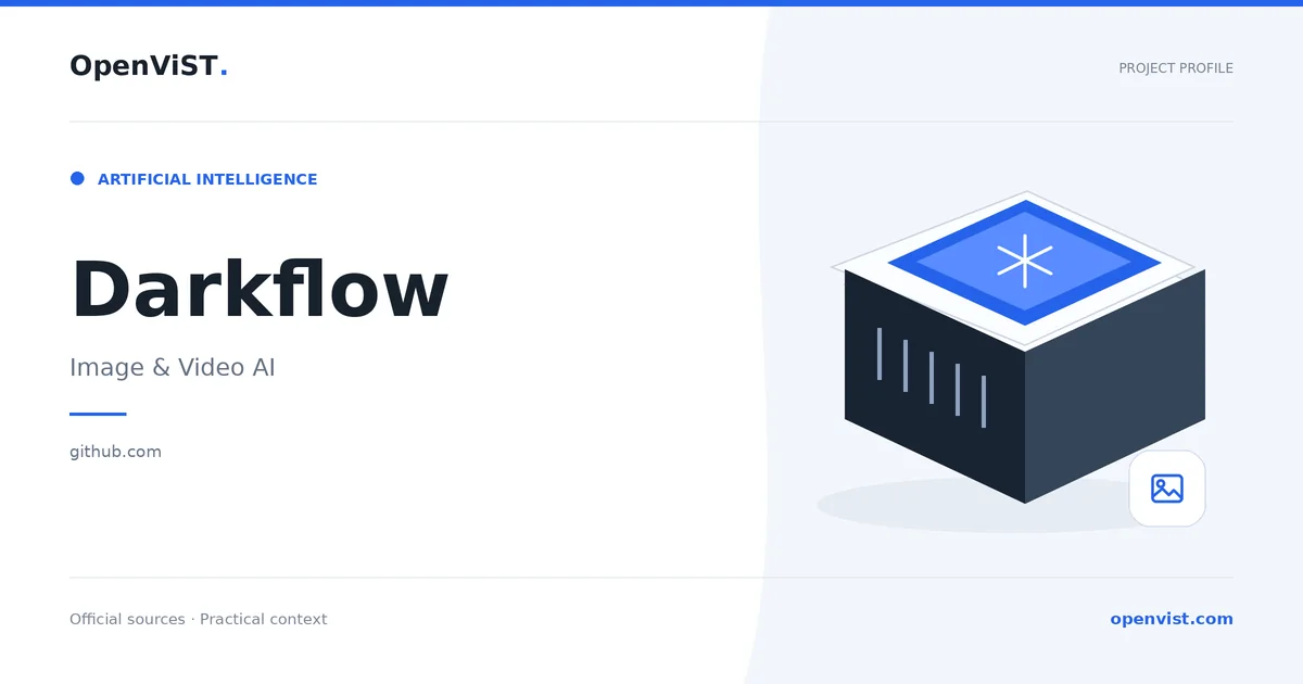 Darkflow — OpenViST project profile in Image & Video AI.