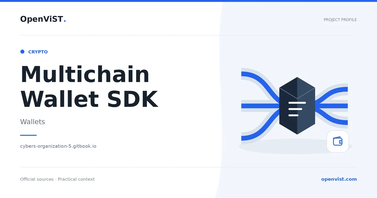 Multichain Wallet SDK — OpenViST project profile in Wallets.