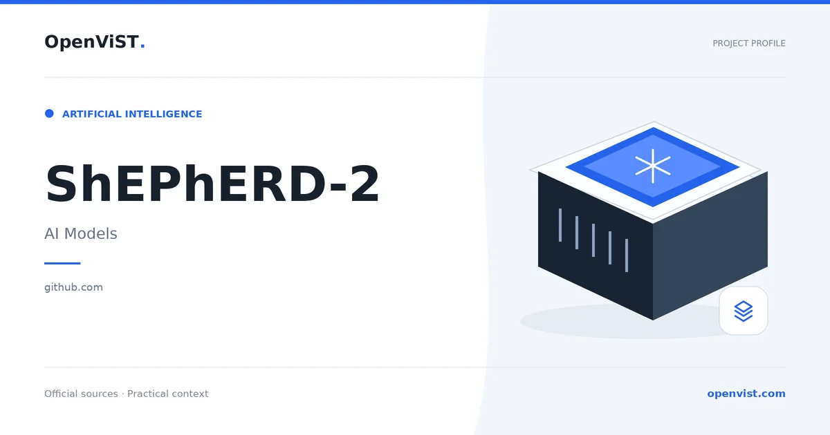 ShEPhERD-2 — OpenViST project profile in AI Models.
