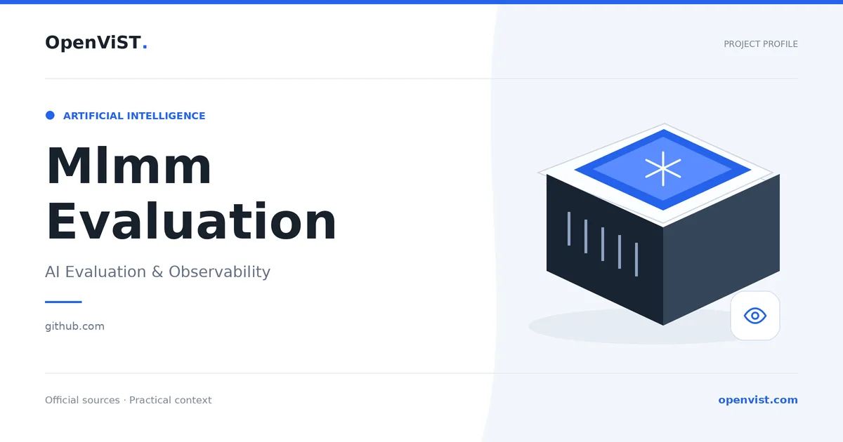 Mlmm Evaluation — OpenViST project profile in AI Evaluation & Observability.