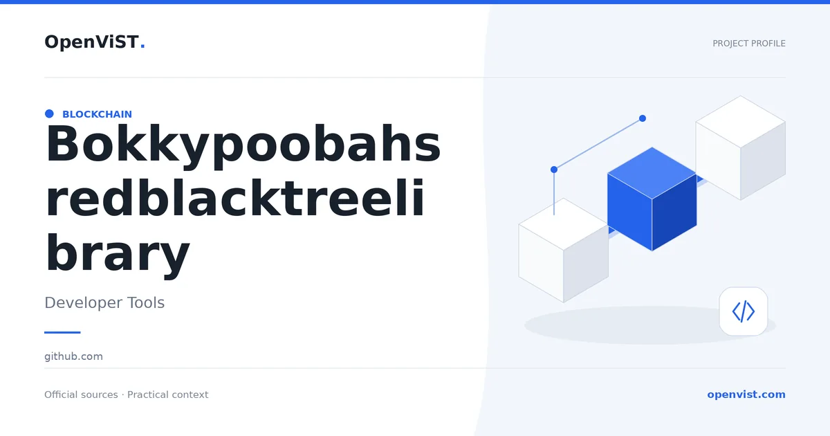 Bokkypoobahsredblacktreelibrary — OpenViST project profile in Developer Tools.