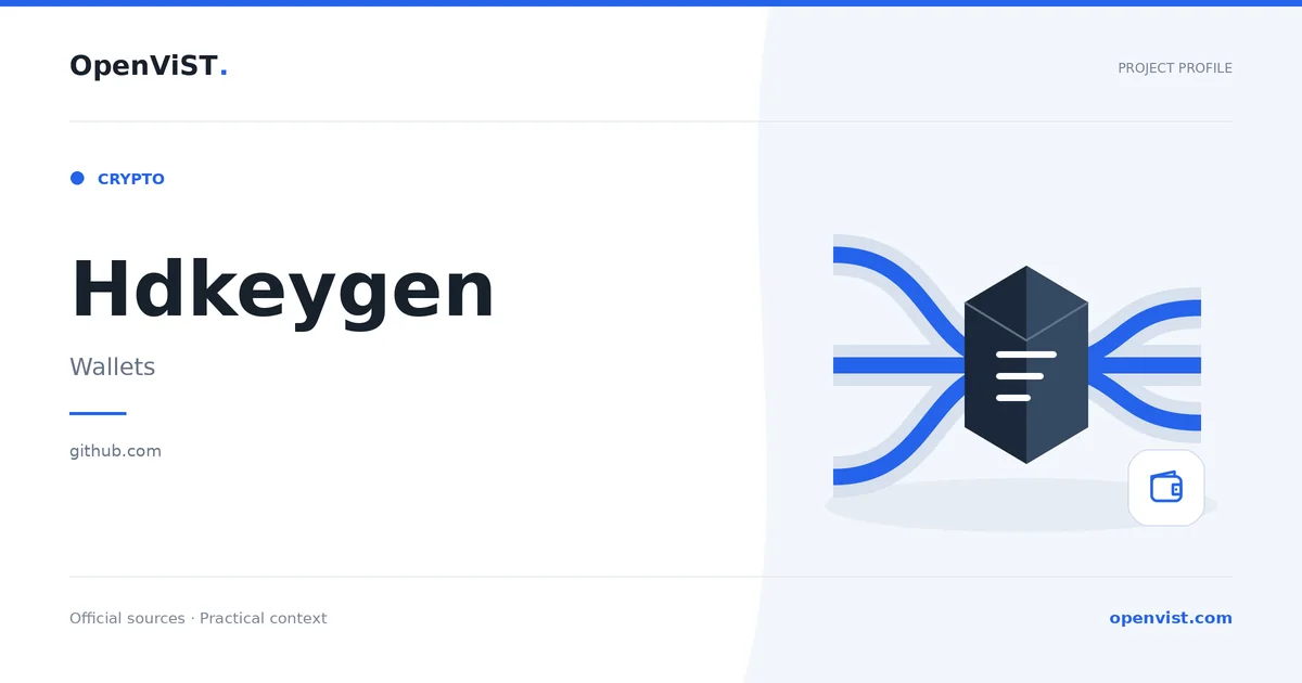 Hdkeygen — OpenViST project profile in Wallets.