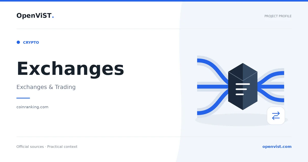 Exchanges — OpenViST project profile in Exchanges & Trading.