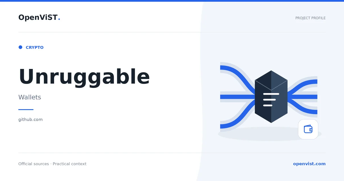 Unruggable — OpenViST project profile in Wallets.