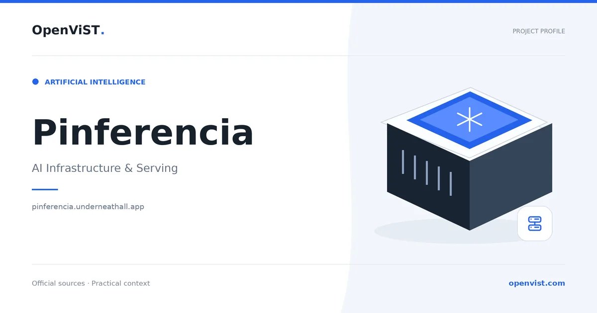 Pinferencia — OpenViST project profile in AI Infrastructure & Serving.