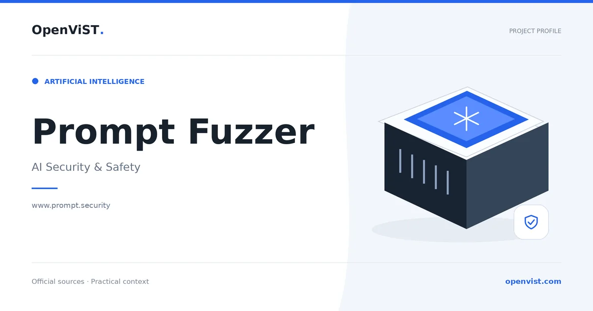 Prompt Fuzzer — OpenViST project profile in AI Security & Safety.
