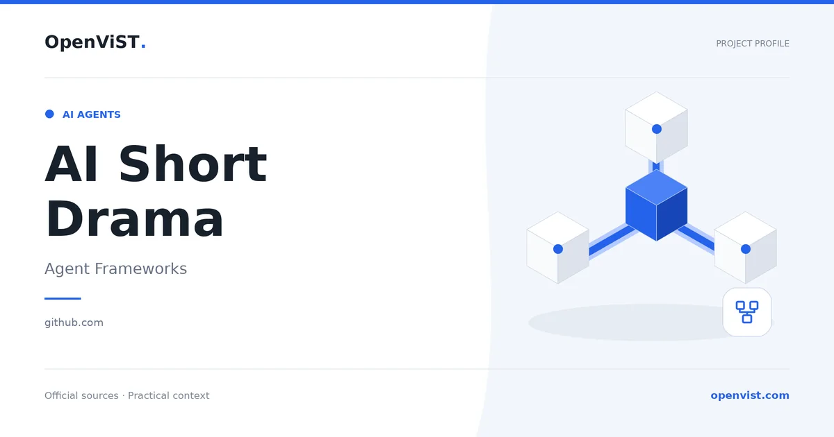 AI Short Drama — OpenViST project profile in Agent Frameworks.