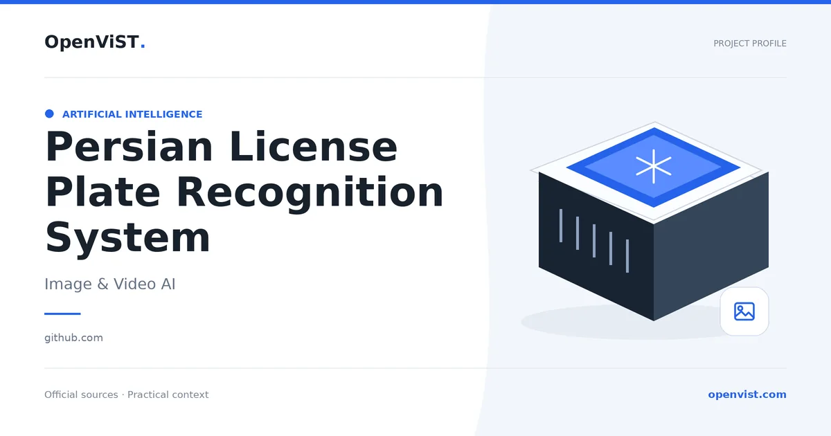 Persian License Plate Recognition System — OpenViST project profile in Image & Video AI.