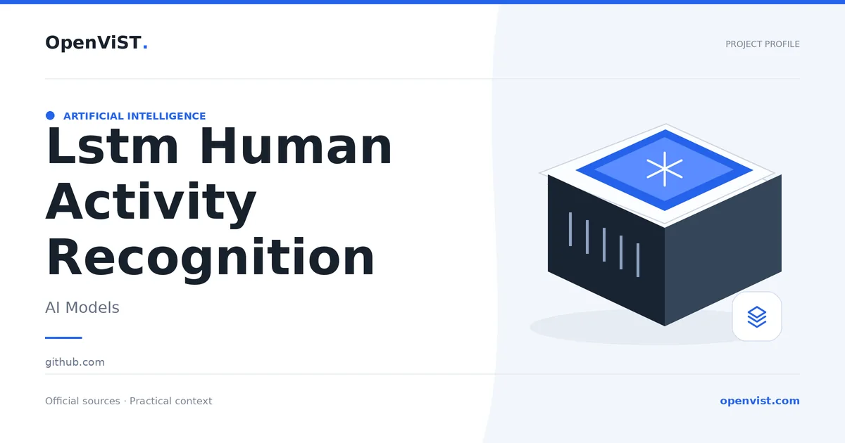 Lstm Human Activity Recognition — OpenViST project profile in AI Models.