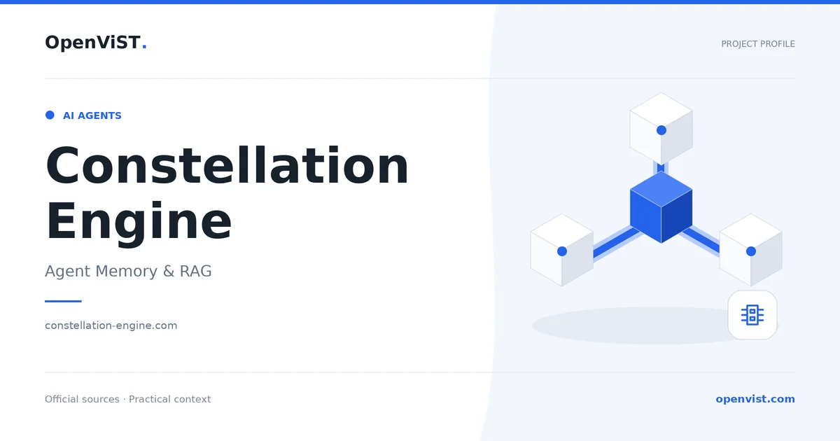 Constellation Engine — OpenViST project profile in Agent Memory & RAG.