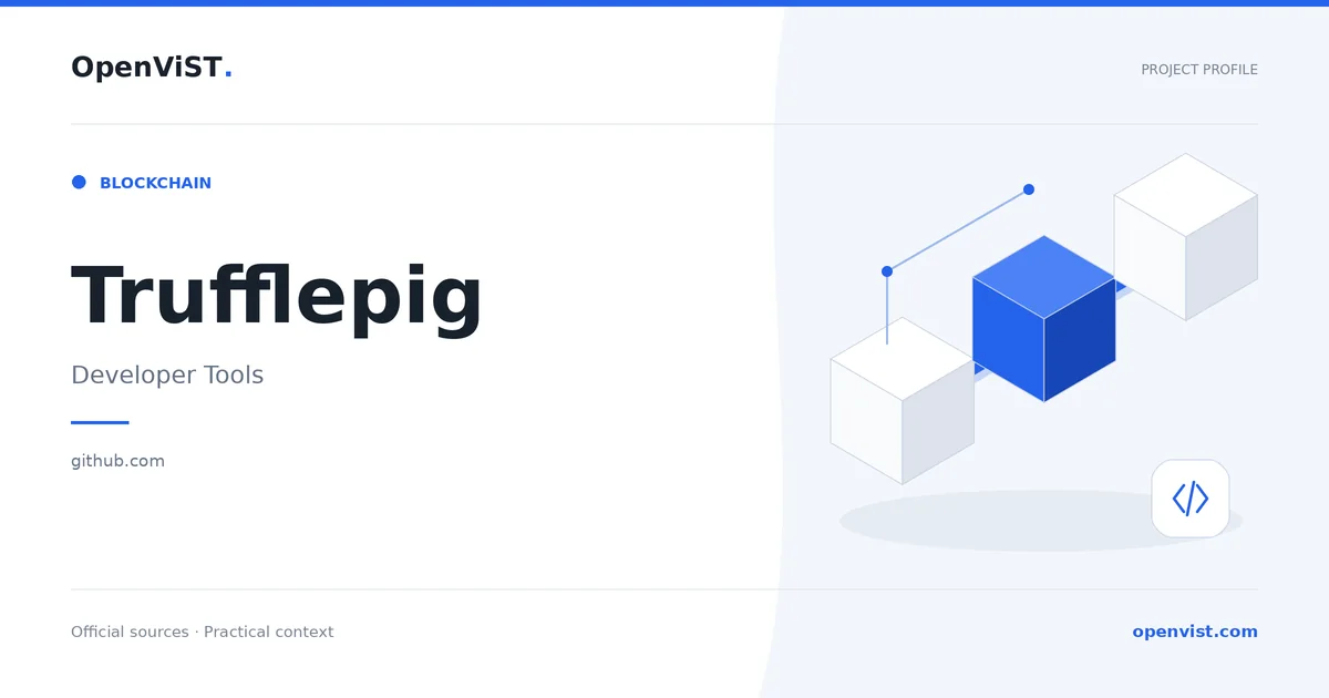Trufflepig — OpenViST project profile in Developer Tools.