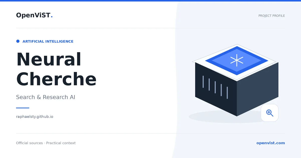 Neural Cherche — OpenViST project profile in Search & Research AI.