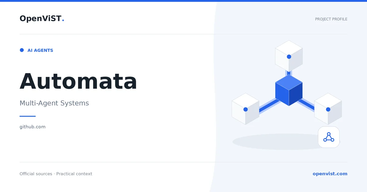 Automata — OpenViST project profile in Multi-Agent Systems.