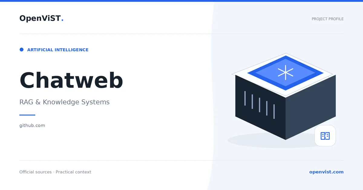 Chatweb — OpenViST project profile in RAG & Knowledge Systems.