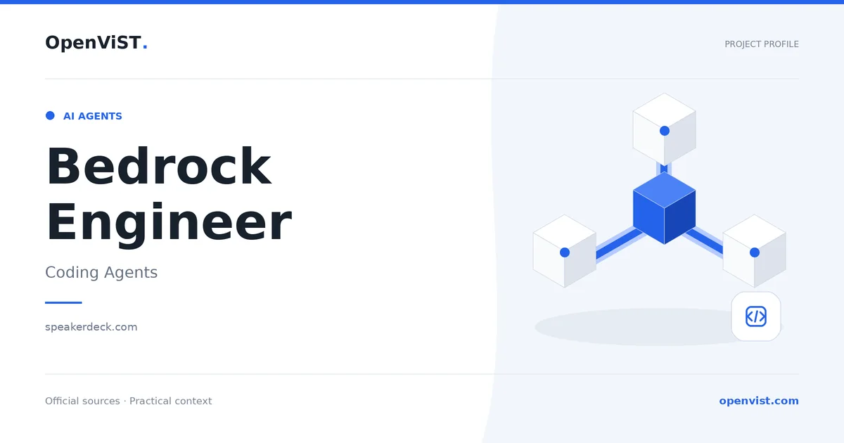 Bedrock Engineer — OpenViST project profile in Coding Agents.