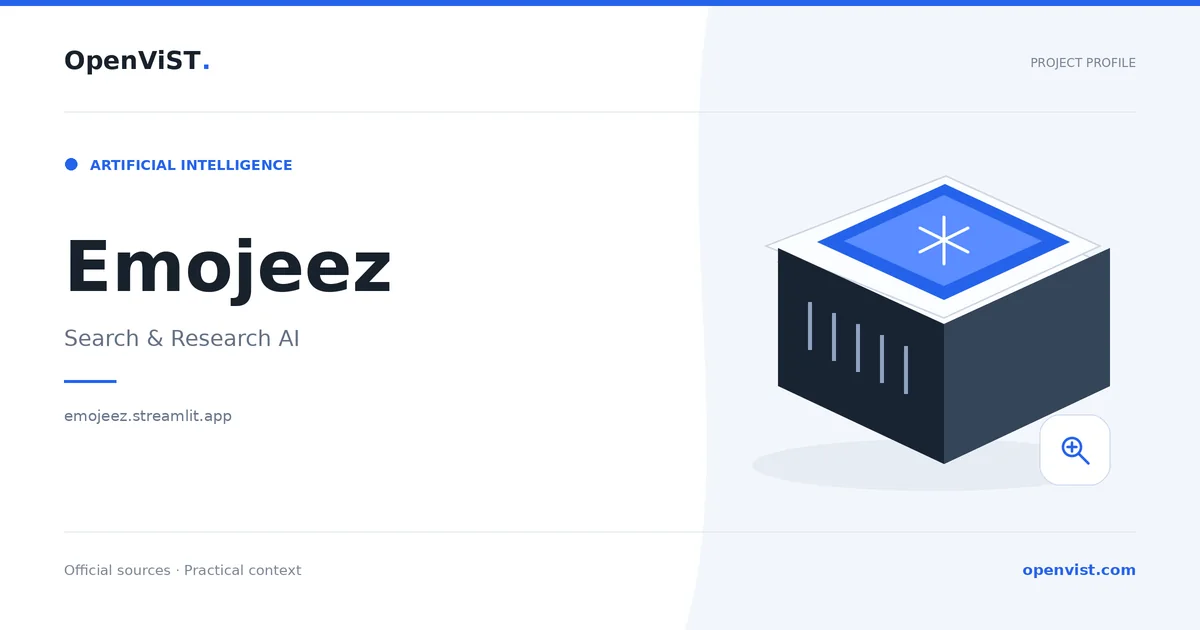 Emojeez — OpenViST project profile in Search & Research AI.