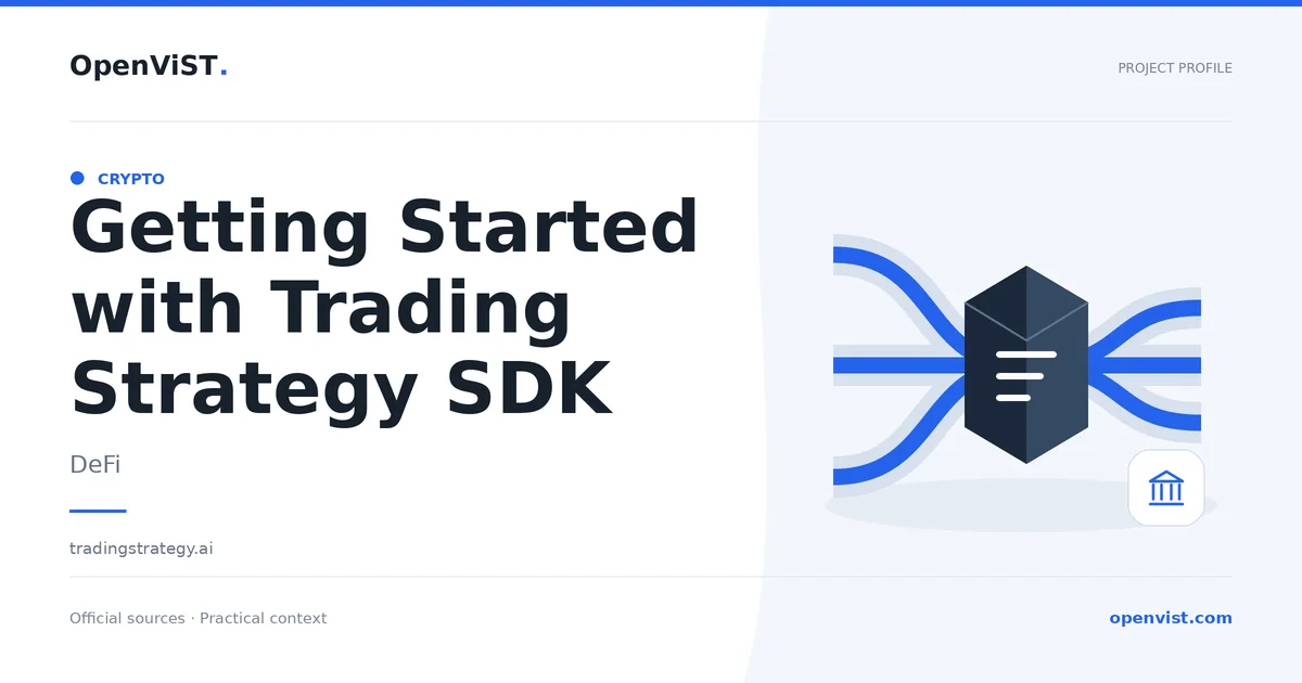 Getting Started with Trading Strategy SDK — OpenViST project profile in DeFi.