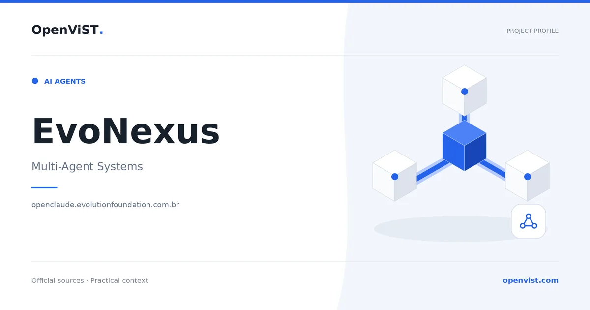 EvoNexus — OpenViST project profile in Multi-Agent Systems.