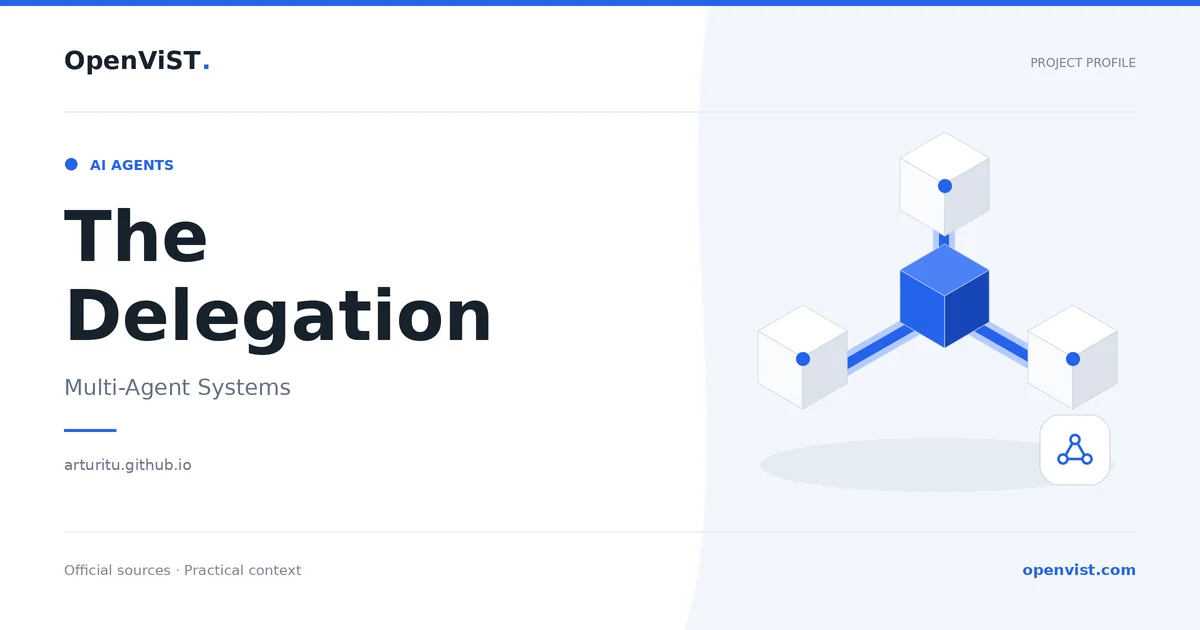 The Delegation — OpenViST project profile in Multi-Agent Systems.