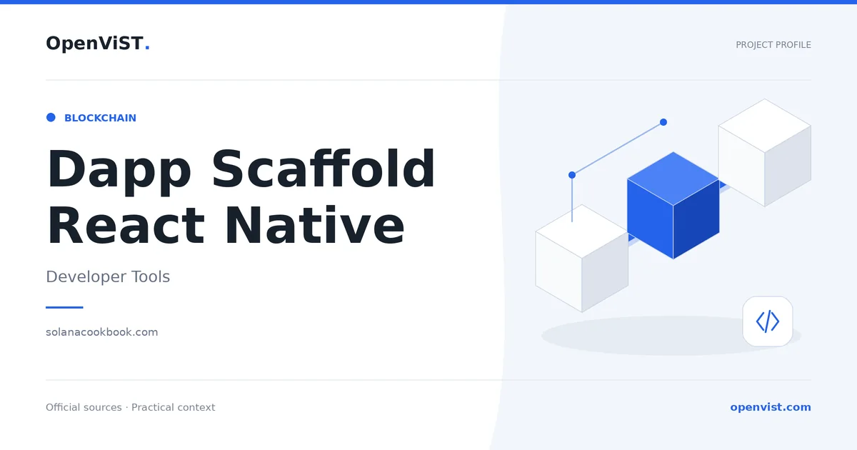 Dapp Scaffold React Native — OpenViST project profile in Developer Tools.