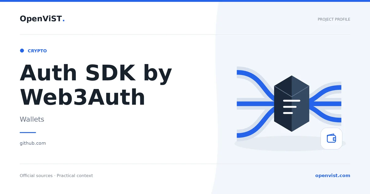 Auth SDK by Web3Auth — OpenViST project profile in Wallets.