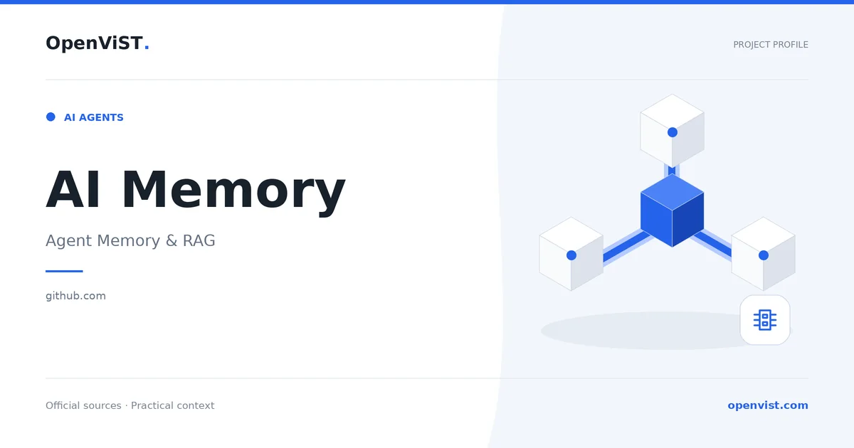 AI Memory — OpenViST project profile in Agent Memory & RAG.