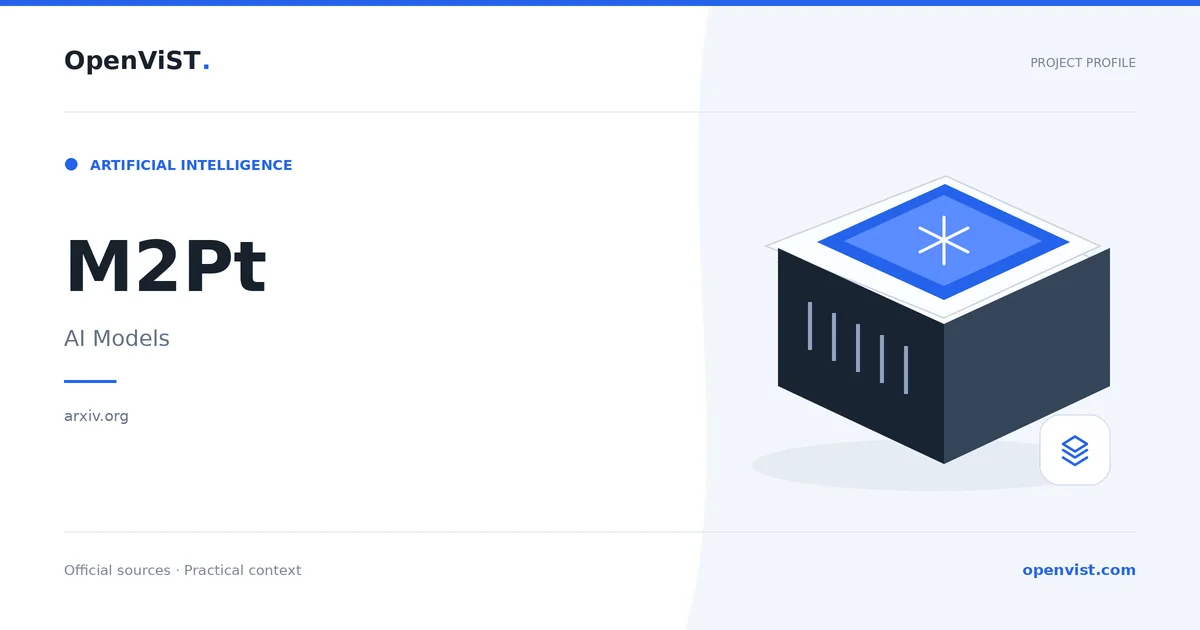 M2Pt — OpenViST project profile in AI Models.