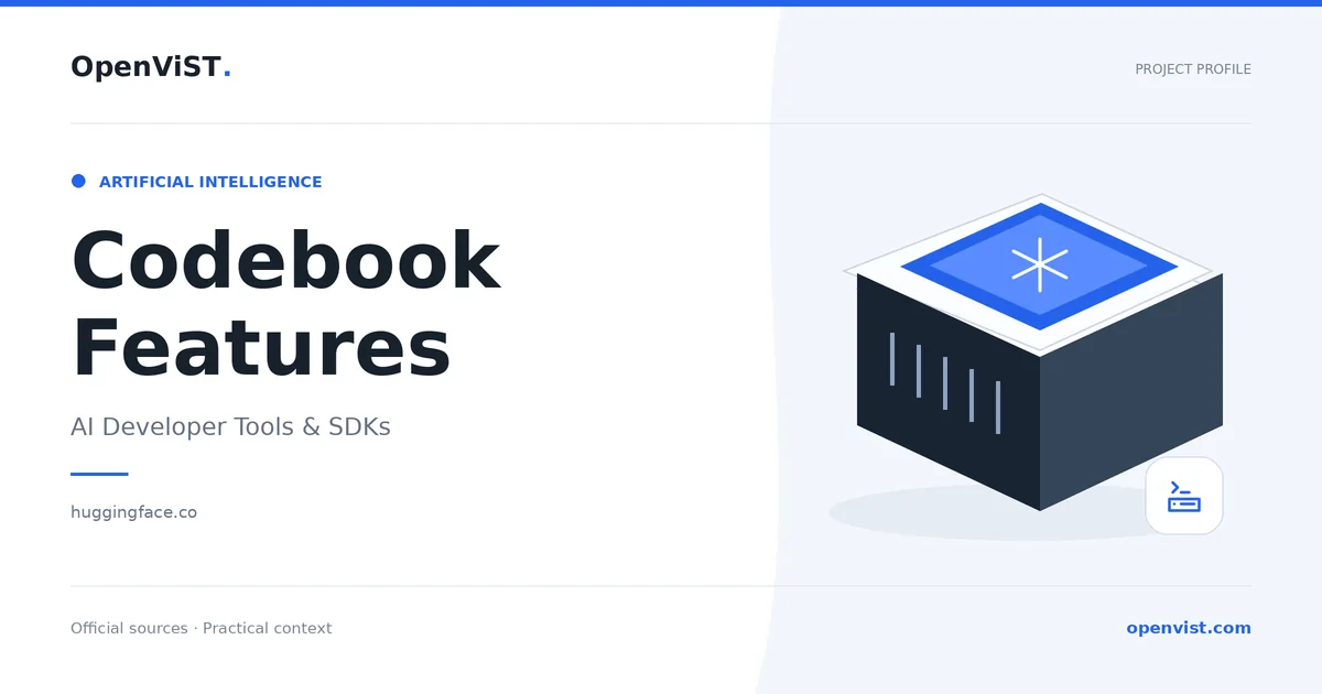 Codebook Features — OpenViST project profile in AI Developer Tools & SDKs.