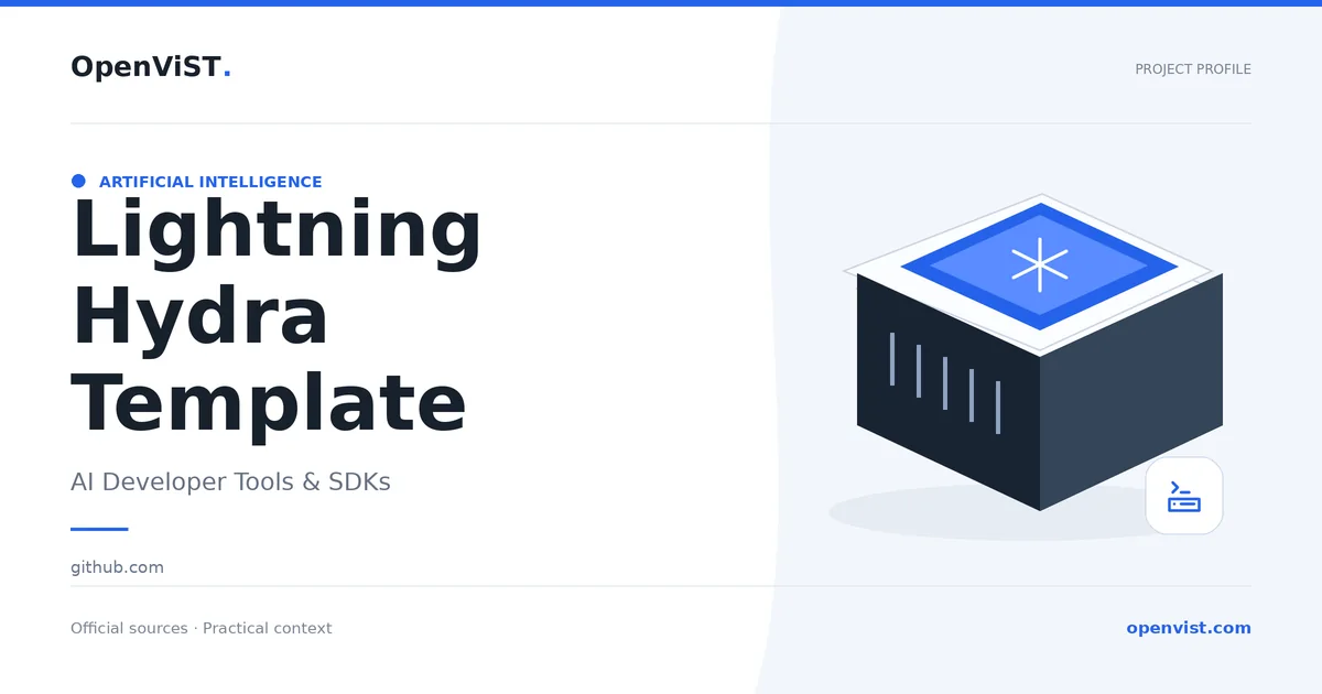 Lightning Hydra Template — OpenViST project profile in AI Developer Tools & SDKs.