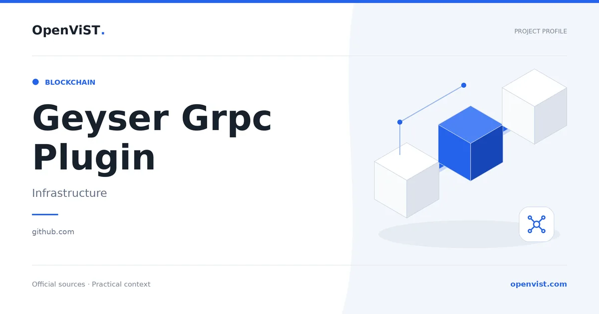 Geyser Grpc Plugin — OpenViST project profile in Infrastructure.