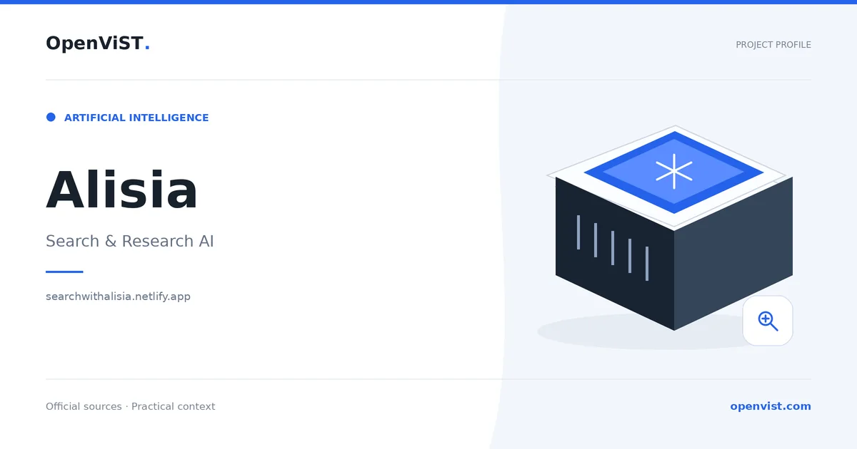 Alisia — OpenViST project profile in Search & Research AI.