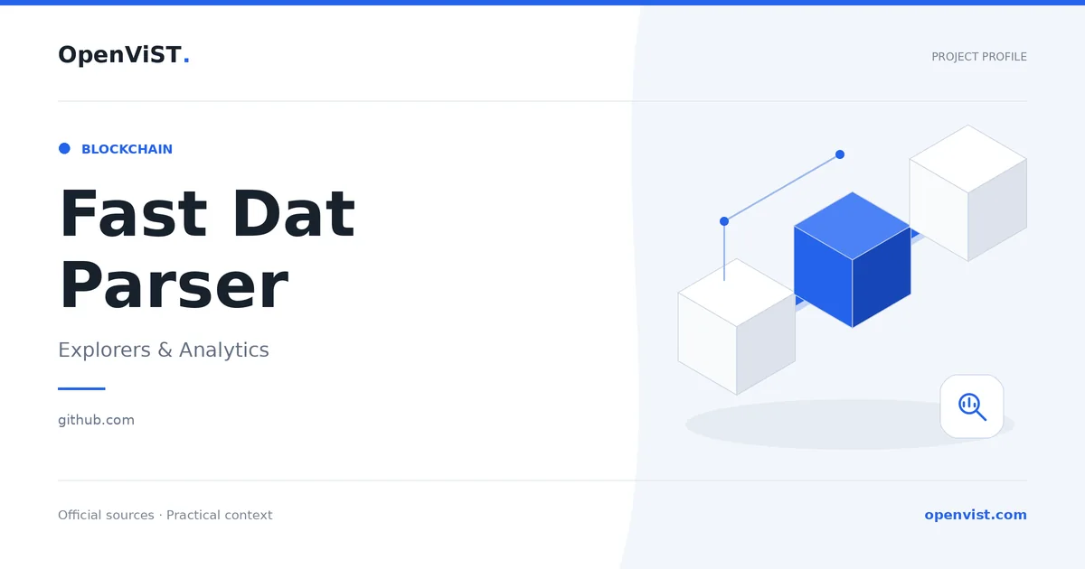 Fast Dat Parser — OpenViST project profile in Explorers & Analytics.