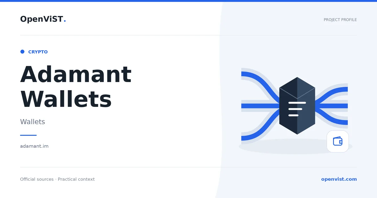 Adamant Wallets — OpenViST project profile in Wallets.