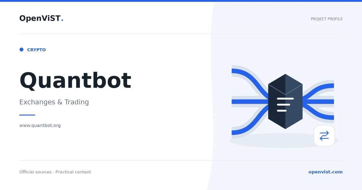 Quantbot — OpenViST project profile in Exchanges & Trading.