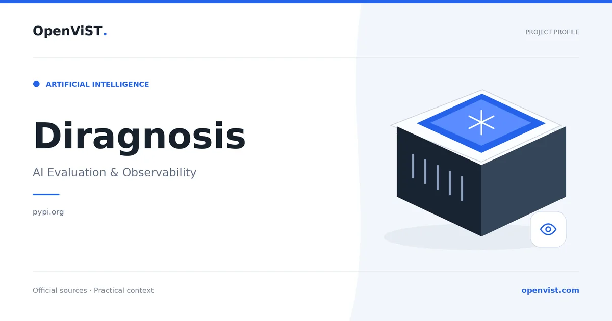 Diragnosis — OpenViST project profile in AI Evaluation & Observability.