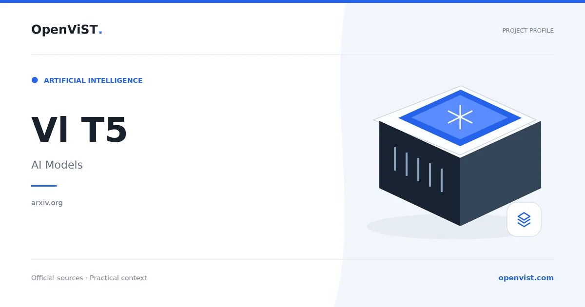 Vl T5 — OpenViST project profile in AI Models.